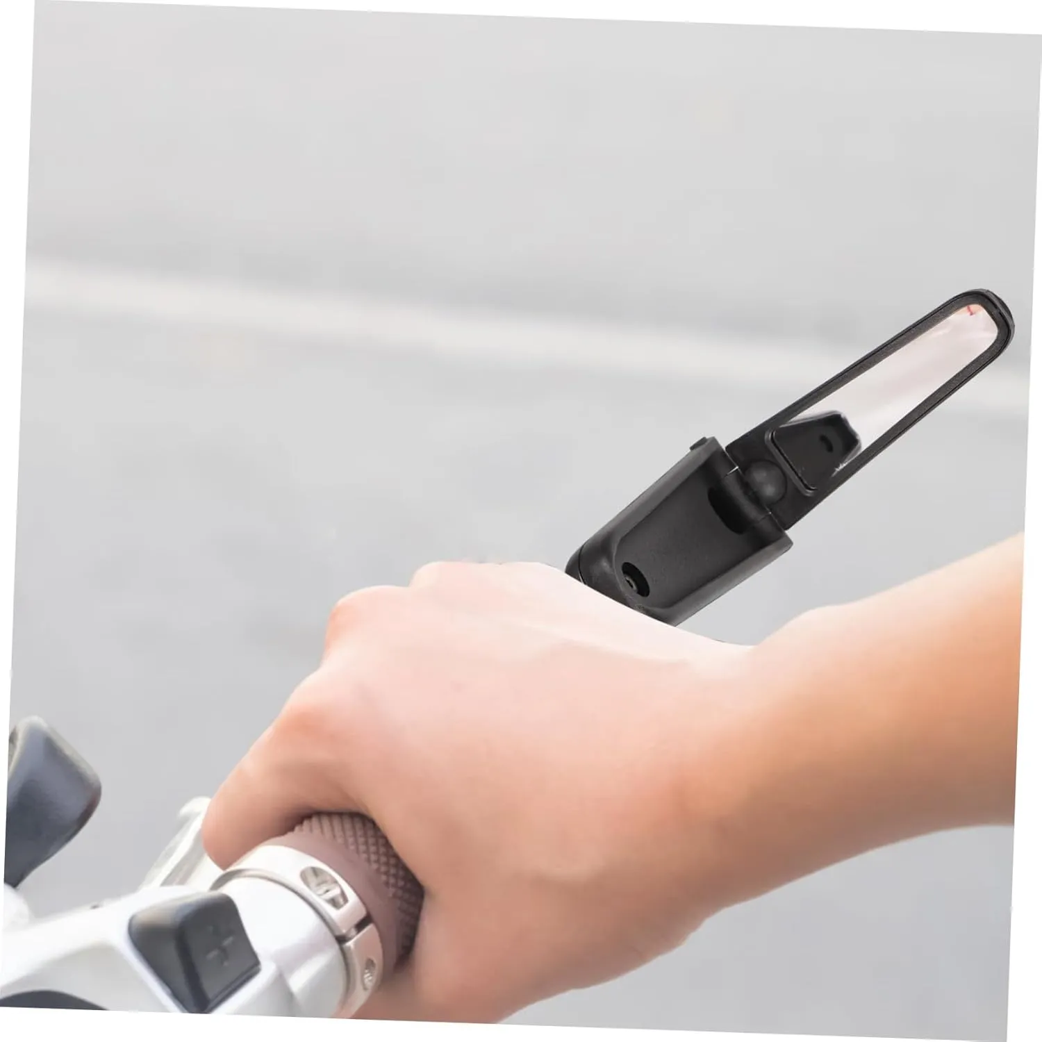 BESPORTBLE 2pcs Reflective Adjustable Bike Mirror for Handlebars Lightweight Cycling Rear View Mirror High Definition Vision Easy Installation for Safe Outdoor Riding