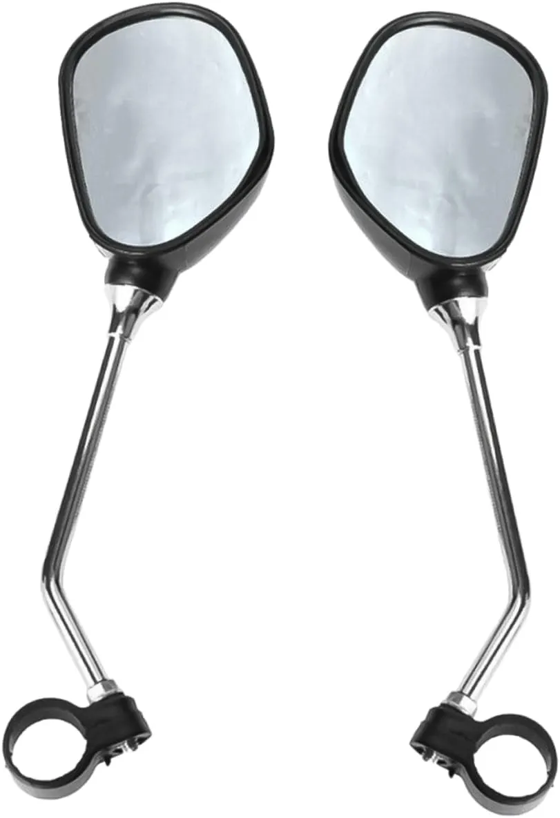 BESPORTBLE Bike Reflective Mirror Set 1 Pair Rearview Mirrors for Mountain Biking Handlebar Mount Wide View