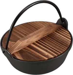 BESPORTBLE Hanging Pot Cast Iron Japanese Soup Pot Camping Cooking Essentials for Campfire Cooking Equipment