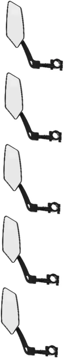Bicycle Rear View Mirror High Definition Flat Reflective Mirror for Road and Mountain Bikes Durable Accessory with Easy Installation for Enhanced Safety While Riding