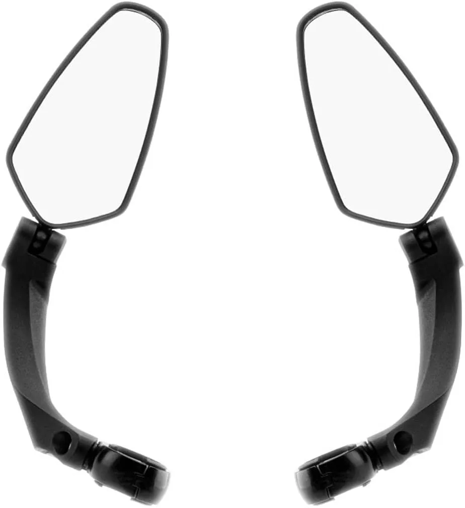 Bike Mirror, 360-Degree Cycling Rear View Mirror Rotatable Bicycle Bike Rear View Mirror Flexible Reflective Mirror(A Pack of 2)