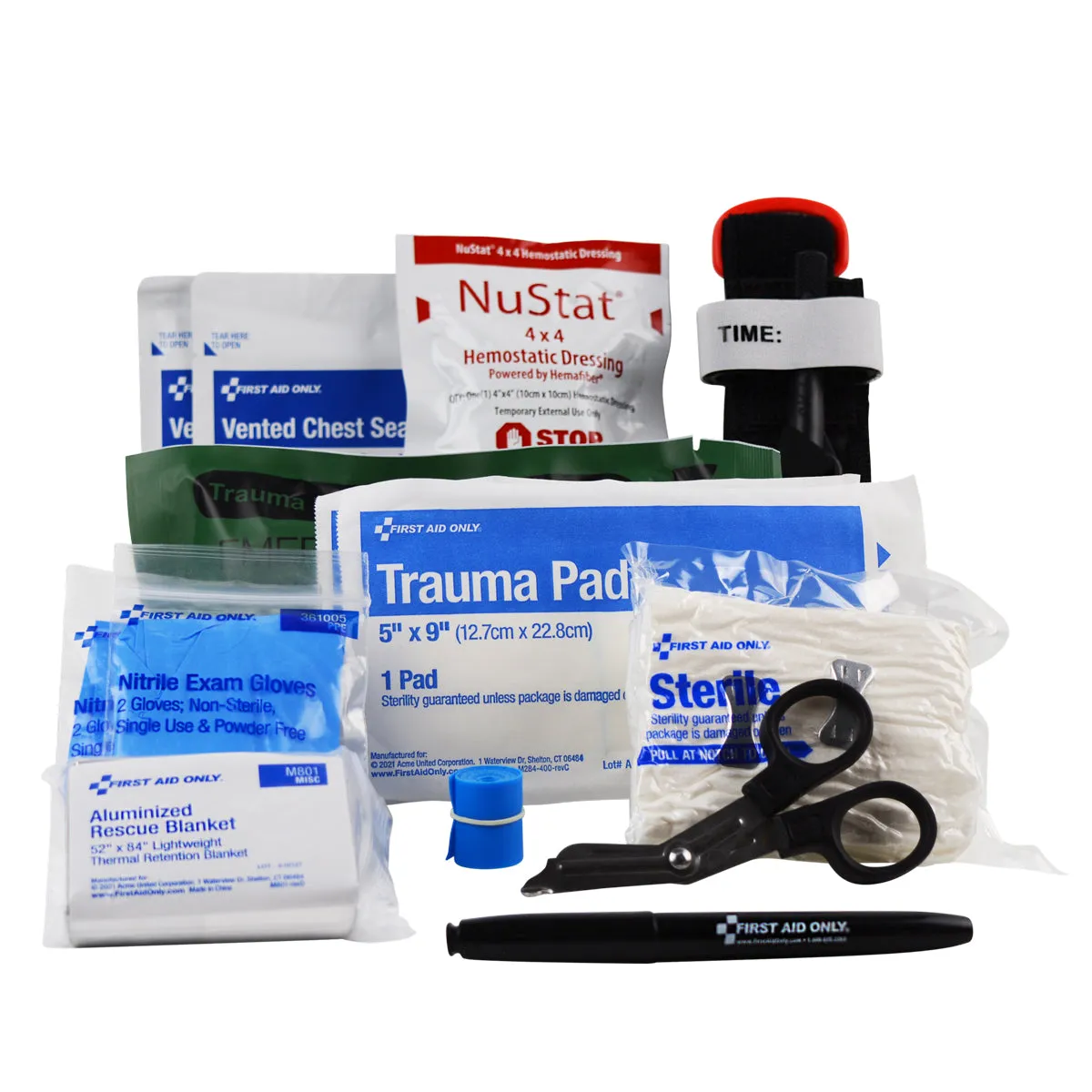 Bleeding Control Kit for Limb, Chest & Torso Wounds