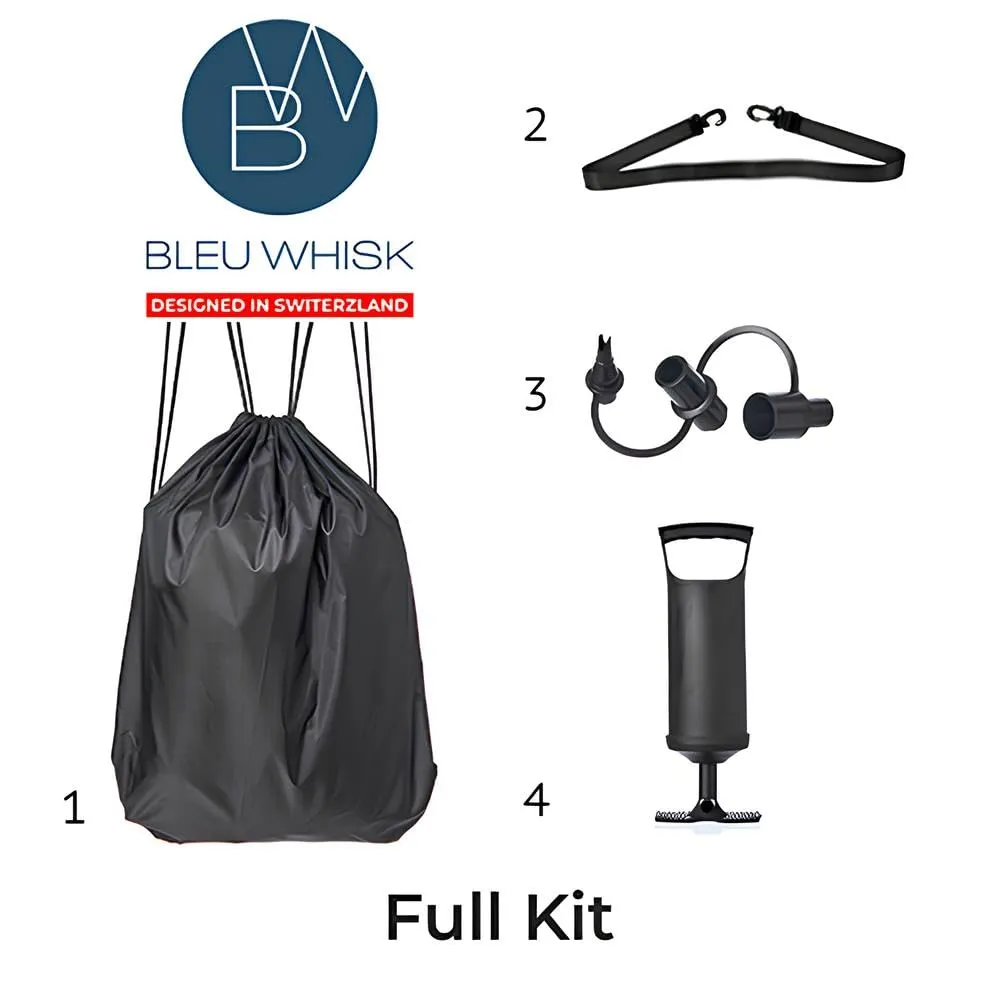 BleuWhisk Inflatable Toddler Travel Bed - Airplane Bed for Kids, Airplane Seat Extender for Kids - Plane Bed for Toddler Baby Air Mattress