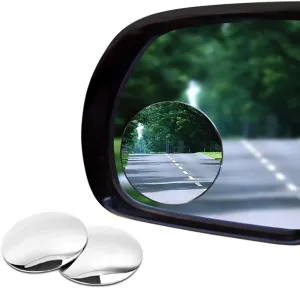 Blind Spot Glass 3" Mirror (4 Pack) Compatible with Hyundai Genesis Coupe Car with Anti-Fog, Blur, Rust, Corrosion Resistant Aluminum Premium Stick Adhesive (3inch, 4 Total Mirrors)
