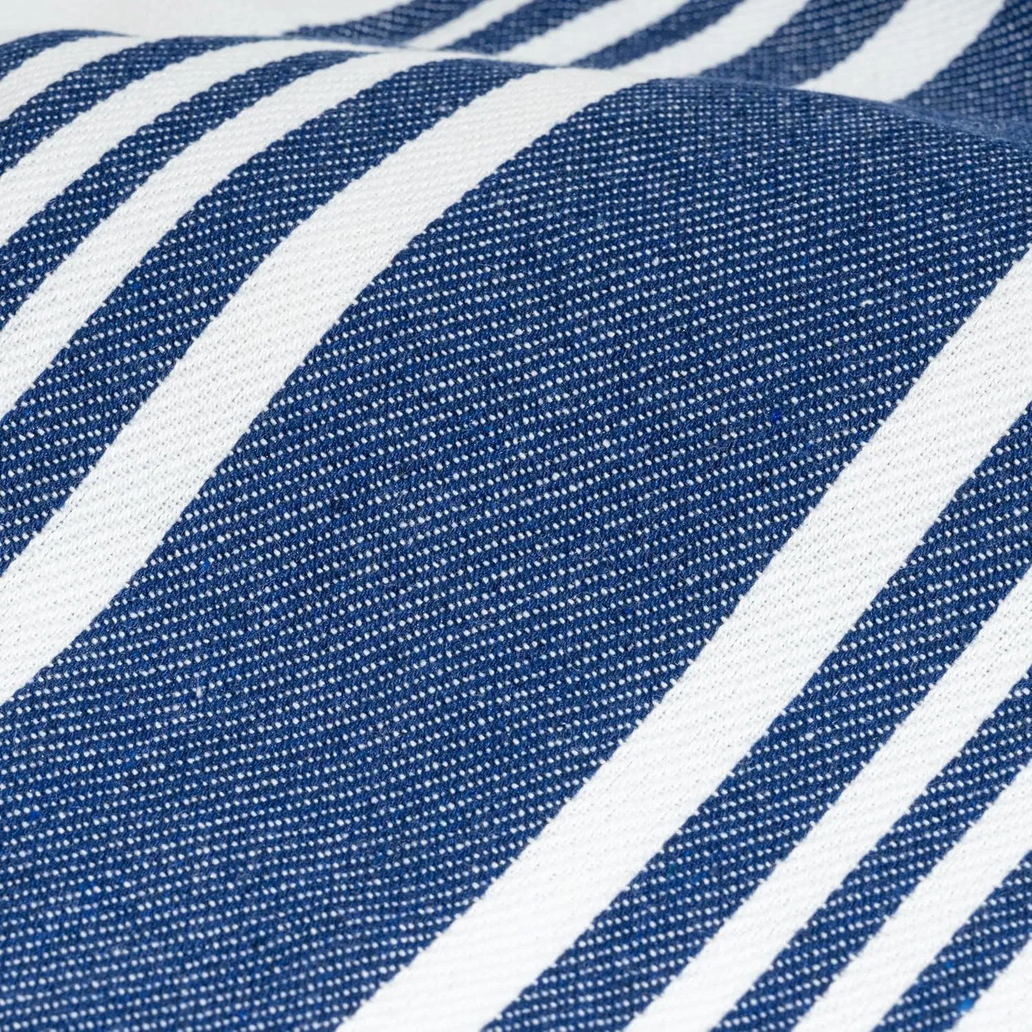 Blue White Kitchen Towels - 6 Pack, 100% Cotton, 30"x20", Absorbent, Durable, Lint-Free Indigo Blue Stripes Cotton Tea Towels with Hanging Loop - Washable and Quick-Dry Dish Cloths (6 Pack)