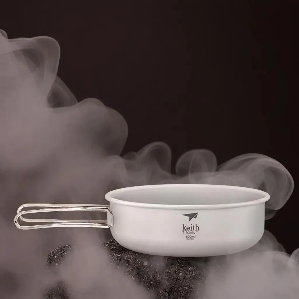 Bols en Titane avec Poignée Pliante