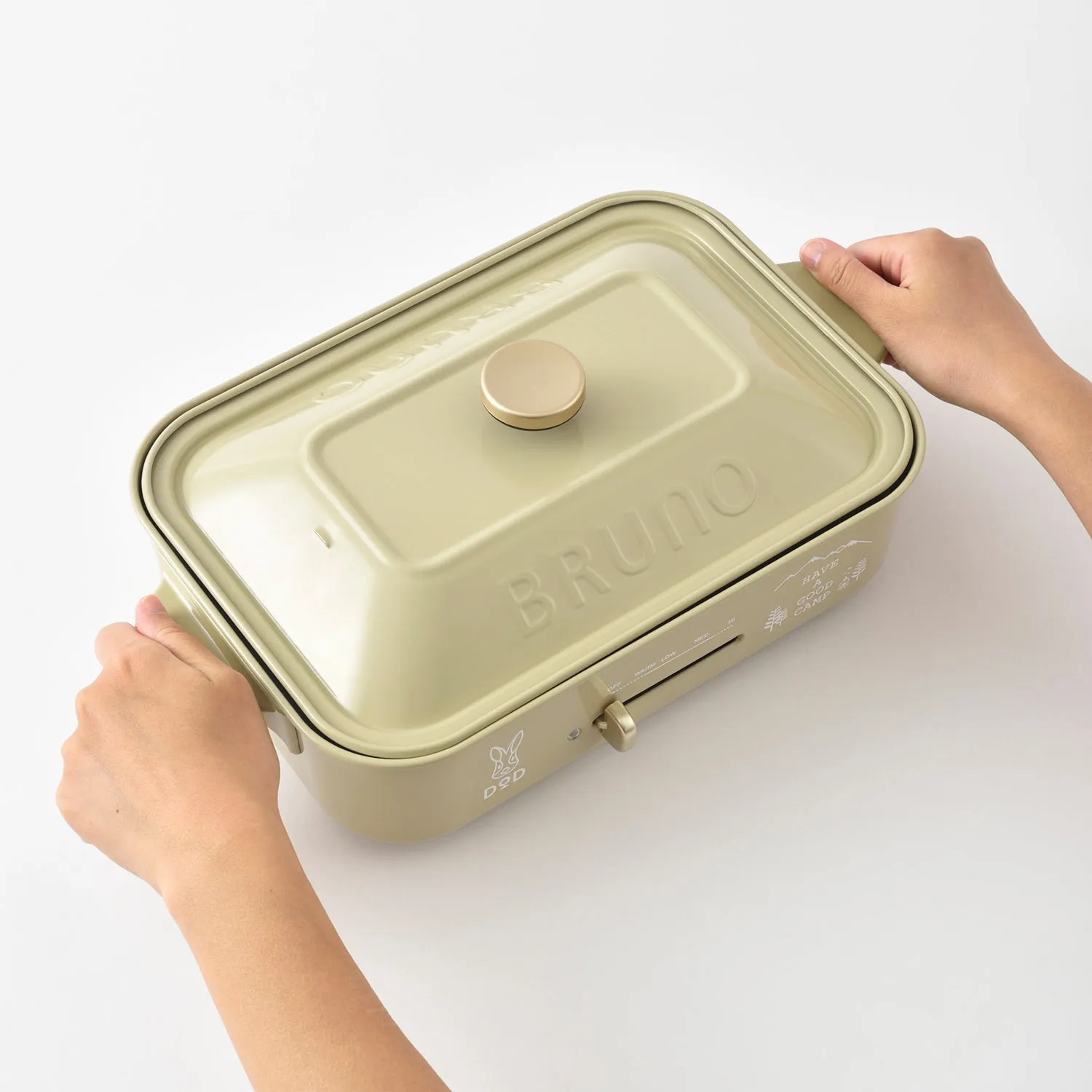 BRUNO x DOD Compact Hot Plate - Tan 多功能電熱鍋 BOE059