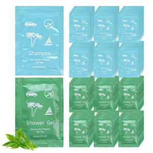 Bulk Hygiene Kits for Homeless ,Travel Size Body Wash and Shampoo Bulk 0.28fl Oz,Travel Size Shower Gel Set，Shampoo Bulk Travel Size ,Hotel Supplies for Guests (0.28fl Oz(Pack of 500), 500, Count)