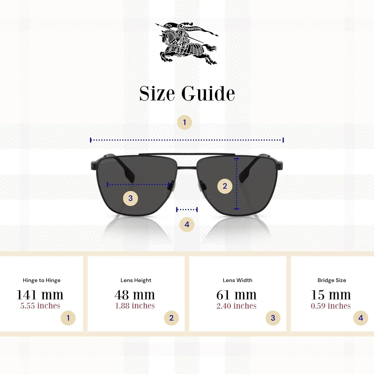 BURBERRY BE3141 Aviator Sunglasses for Men   BUNDLE With Designer iWear Complimentary Eyewear Kit