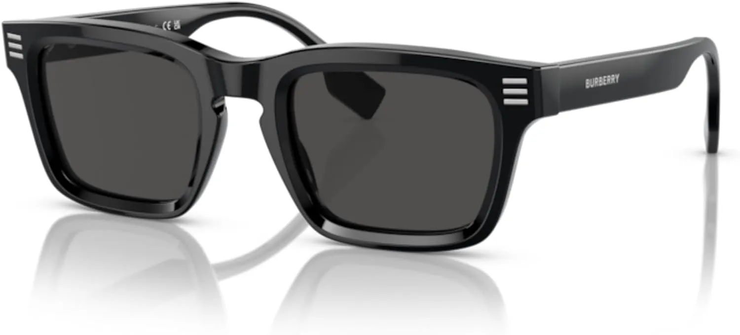 BURBERRY BE4403 Rectangle Sunglasses for Men   BUNDLE With Designer iWear Complimentary Eyewear Kit