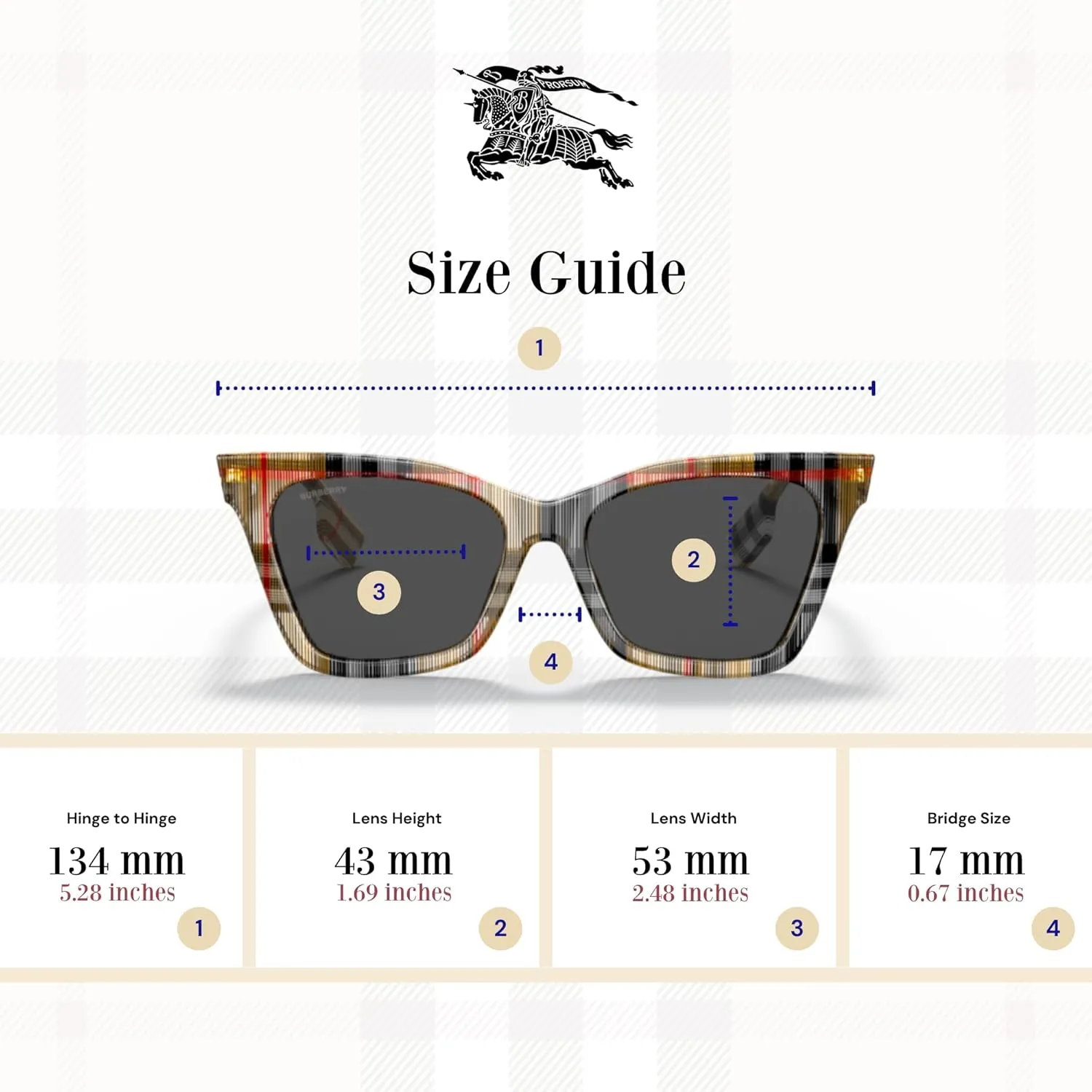 BURBERRY Elsa BE4346 Rectangular Sunglasses For Women   BUNDLE With Designer iWear Eyewear kit