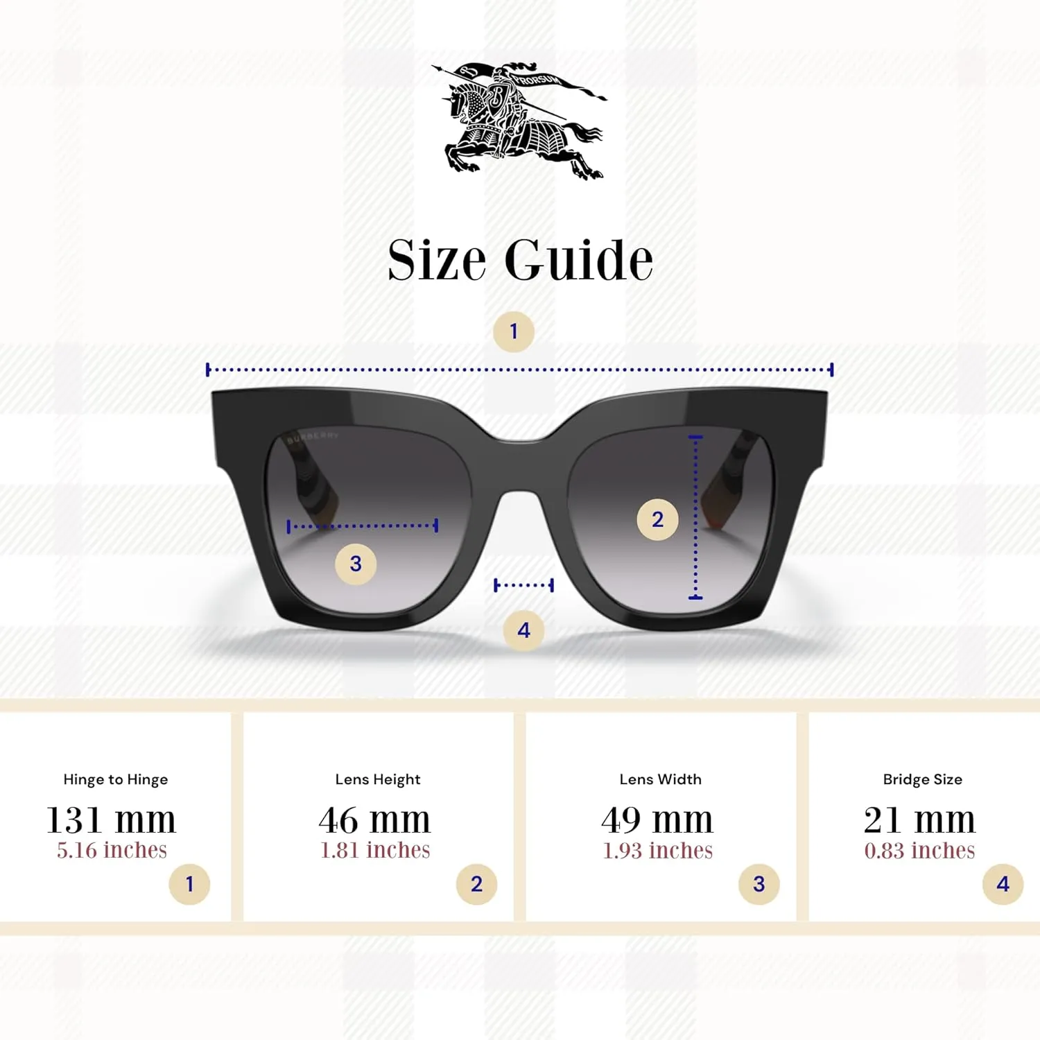 BURBERRY Kitty BE4364 Square Sunglasses for Women   BUNDLE With Designer iWear Eyewear Kit