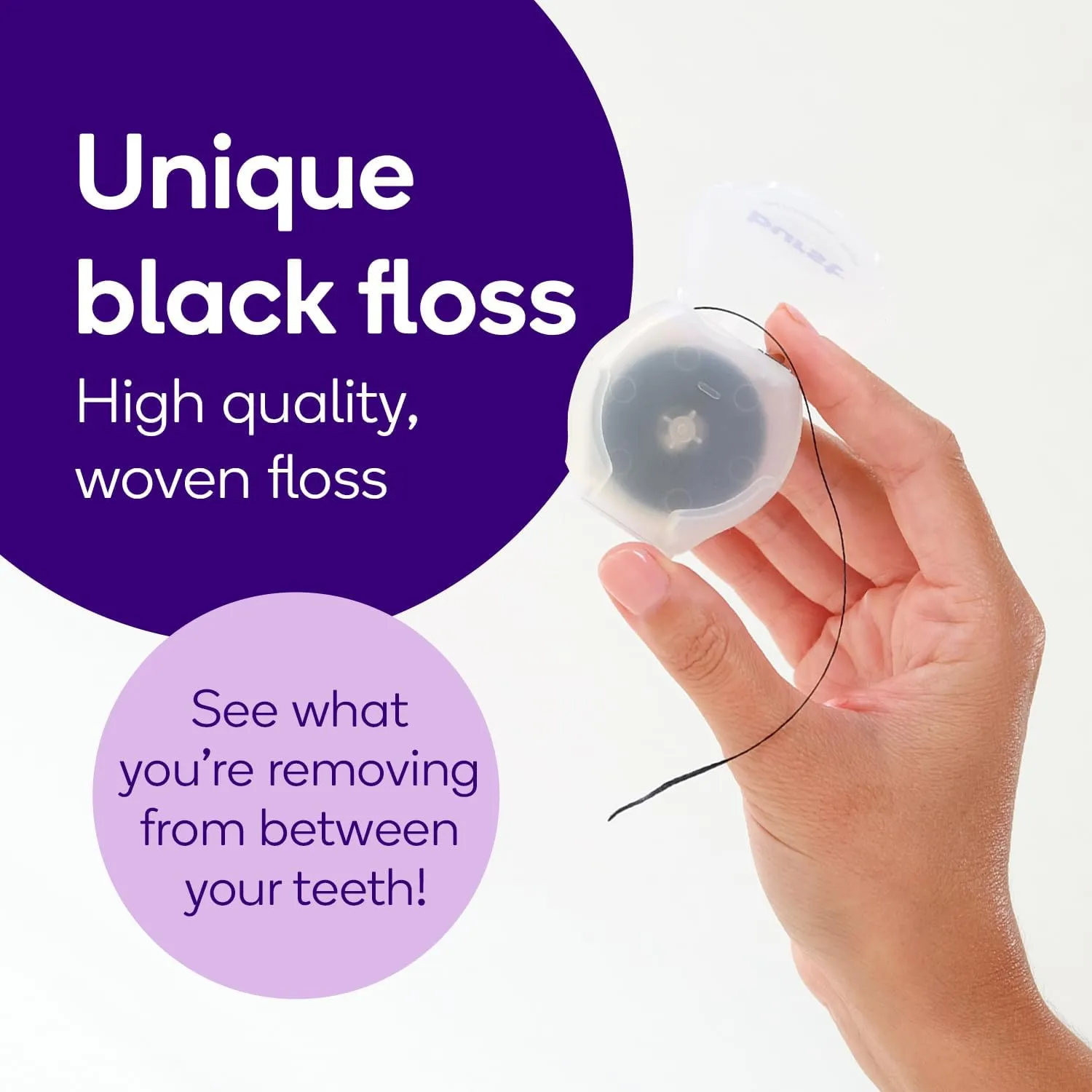 BURST Expanding Dental Floss (Mint Eucalyptus/160 Yards) | Stain Absorbing & Woven with Xylitol Coating to Fight Cavities | Vegan | Paraben Free