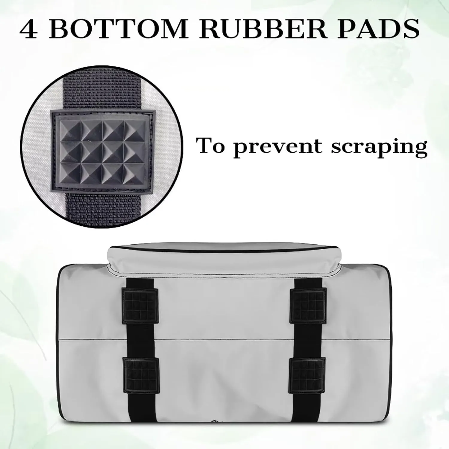 Butterfly Daisy Sewing Machine Carrying Case Protector Travel Bag Organizer with Multiple Storage Pockets Portable Sewing Case Fits for Most Standard Sewing Machines