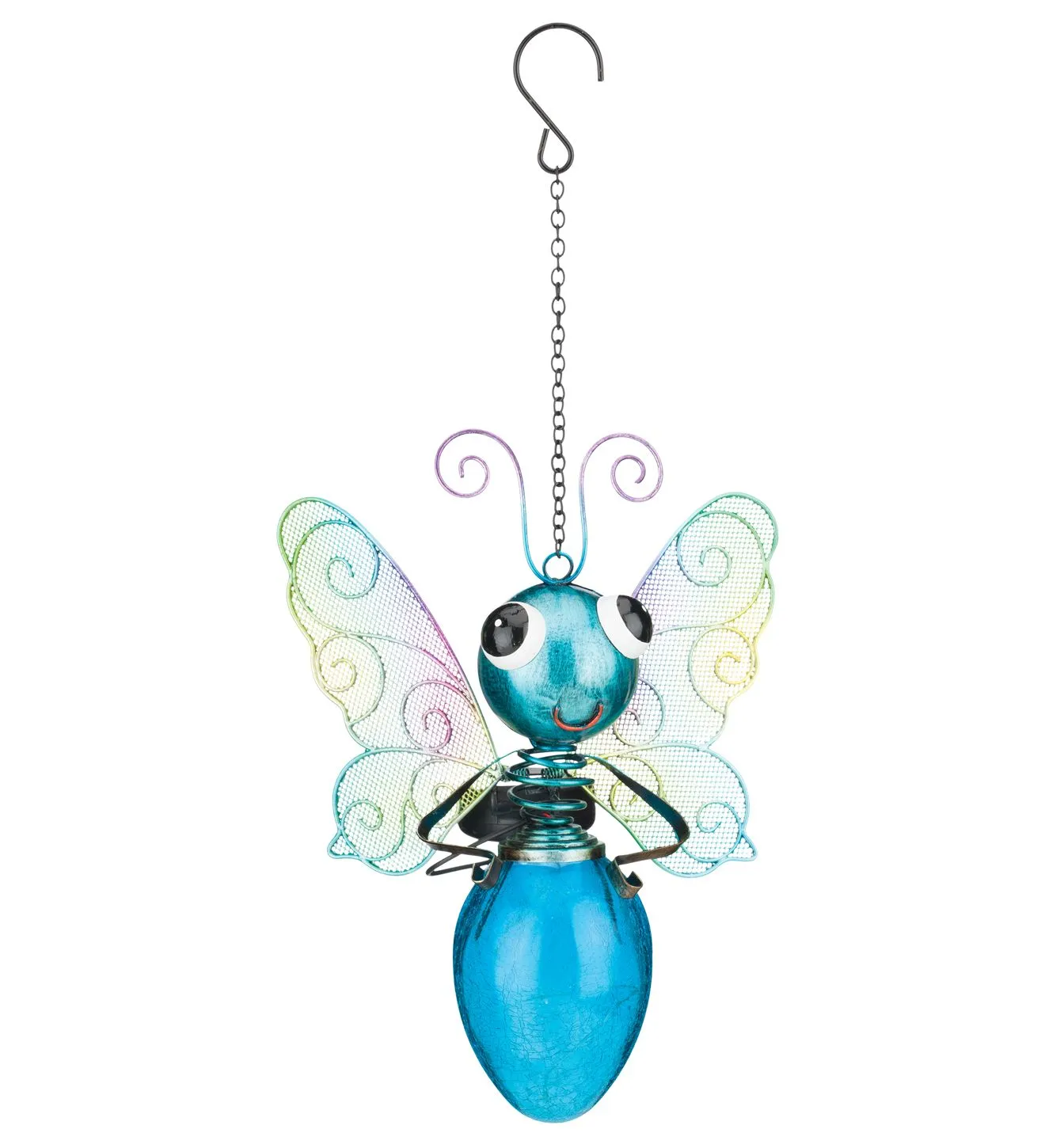 Butterfly Solar Lantern Blue