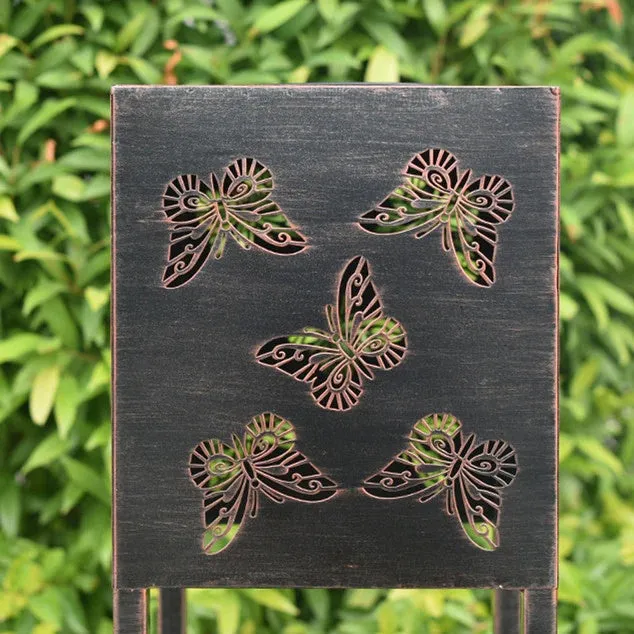 Butterfly Solar Light Flower Plant Stand