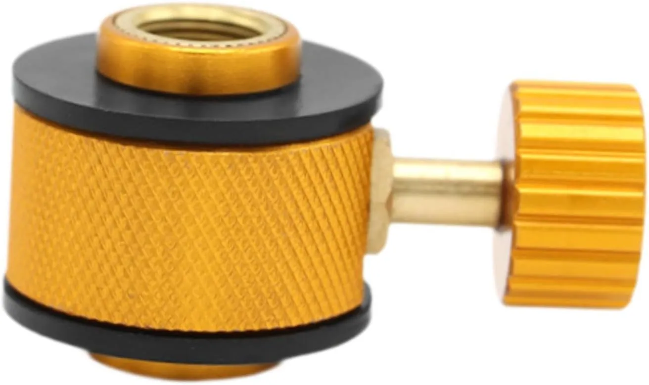 Camping Furnace Gas Converter, Outdoor Flat Gas Tank Adapter, Portable Cookware Accessory for Hiking