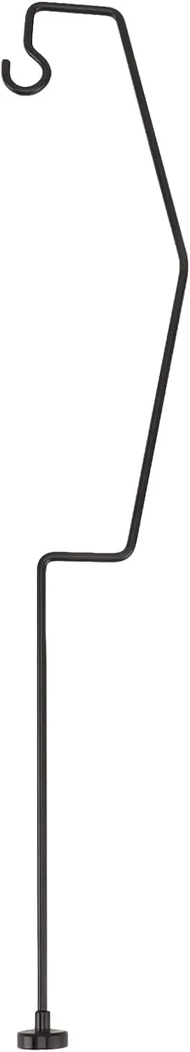 Camping Lantern Stand Table Lantern Stand with Magnetic Base Wrought Iron Retro Lantern Stand Pole for Fishing Backpacking