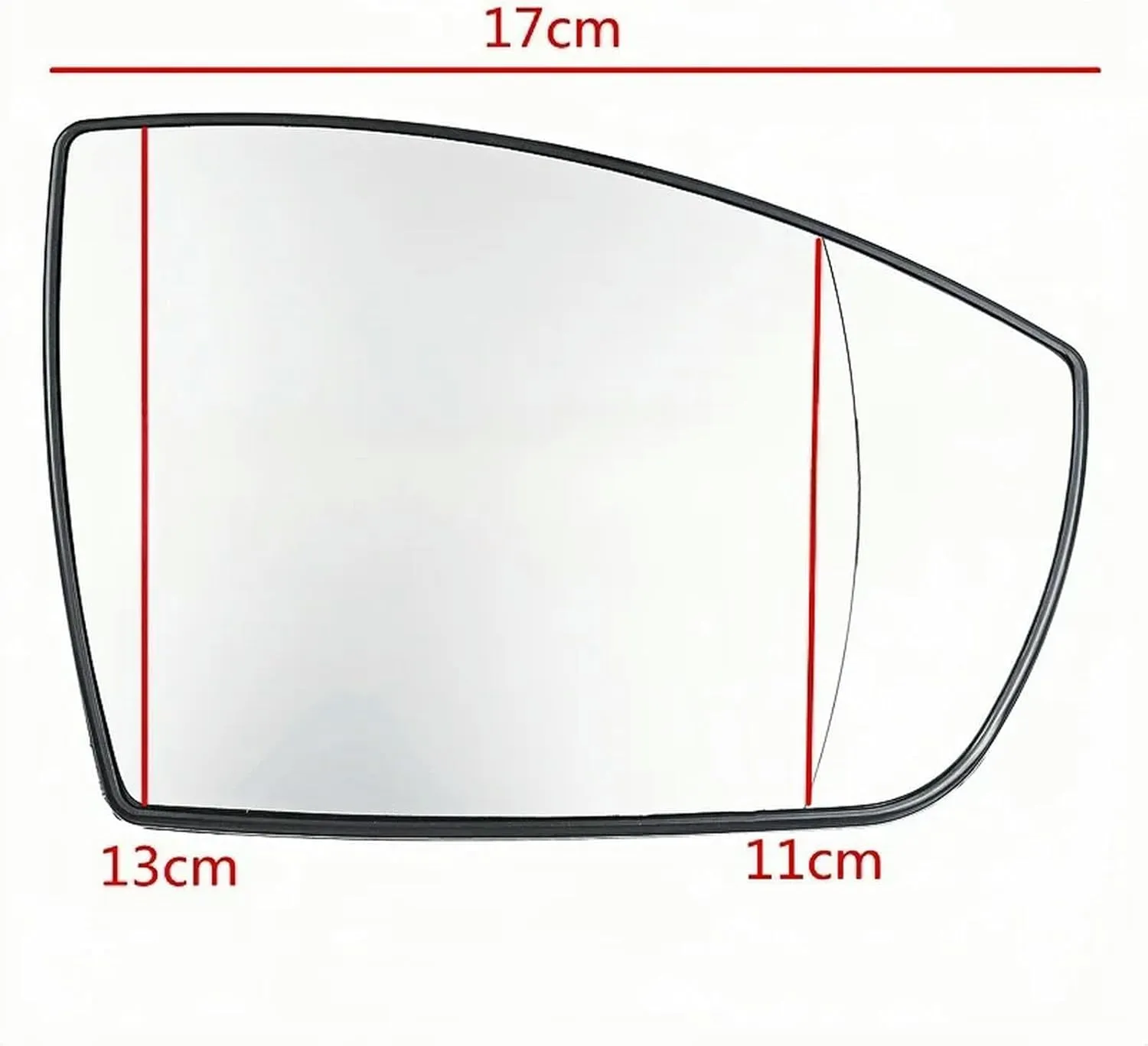 Car Accessories Exterior Side Mirrors Reflective Lens Rearview Mirror Lenses Glass with Heating,For Ford Kuga 2013-2019