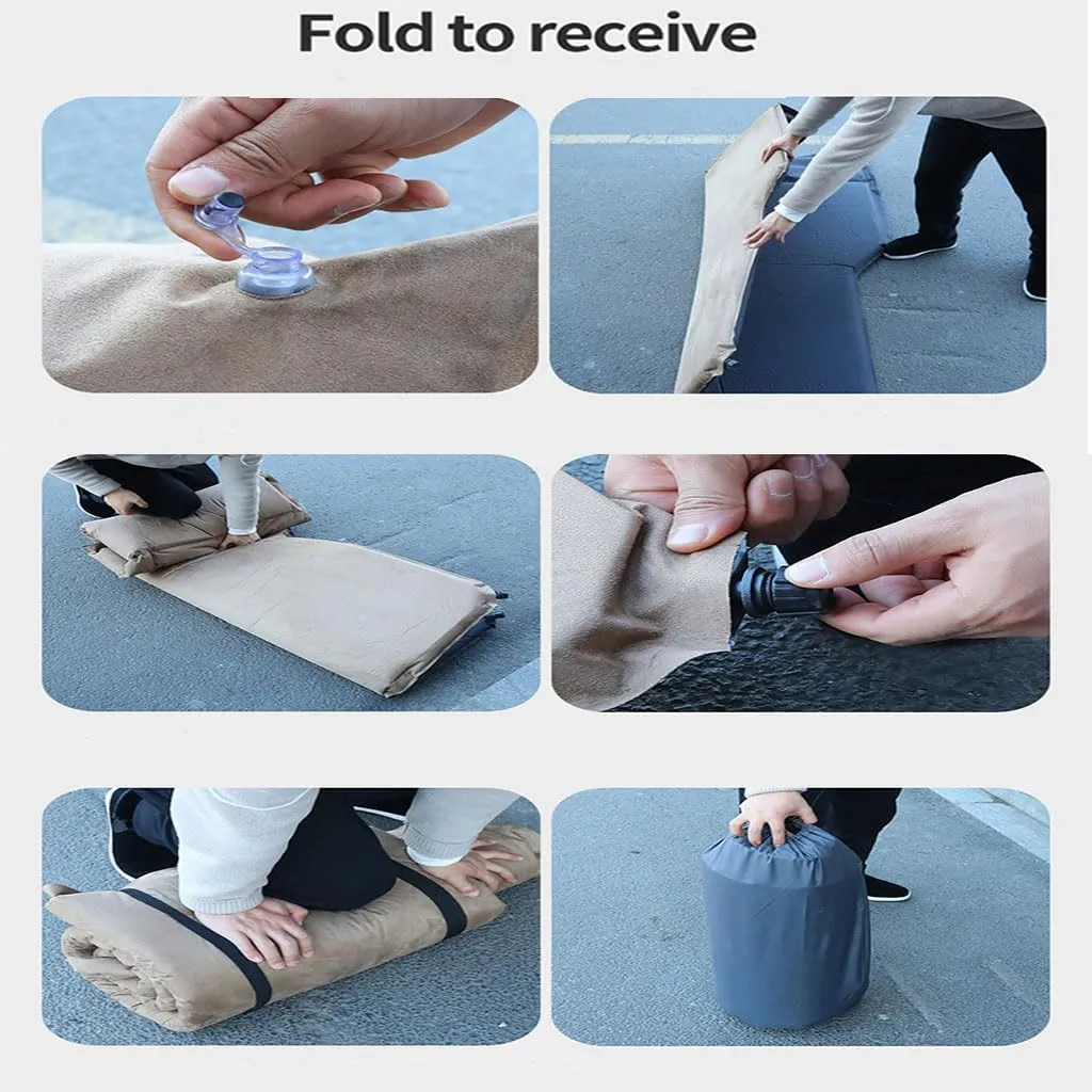 Car Air Mattress for Ford Edge 2016 2017 2018 2019 2020 2021 2022 2023 2024, Folding Double Travel Trunk Sleeping Beds Multi Functional Portable Camping Equipment,C