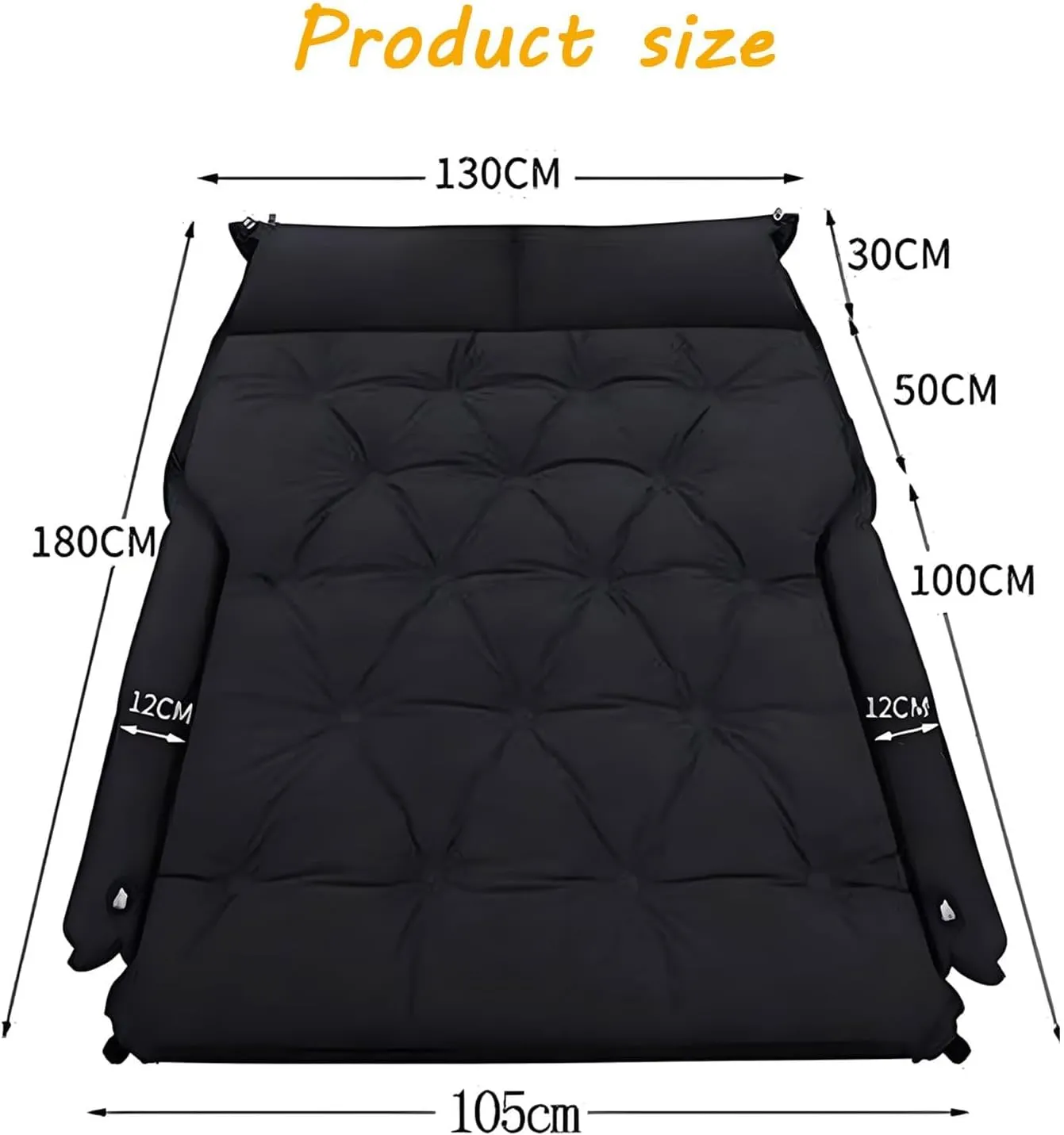 Car Air Mattress for Ford Edge 2016 2017 2018 2019 2020 2021 2022 2023 2024, Folding Double Travel Trunk Sleeping Beds Multi Functional Portable Camping Equipment,C