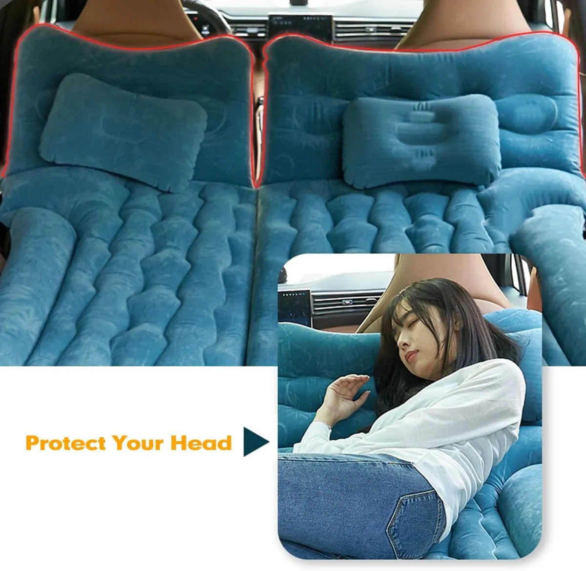 Car Air Mattress for Lexus CT 2011 2012 2013 2014 2015 2016 2017 Back Seat Inflatable Bed Camping Trunk Airbed Sleeping Bed Traveling Foldable Boot Mattress Outdoor,Grey01-C