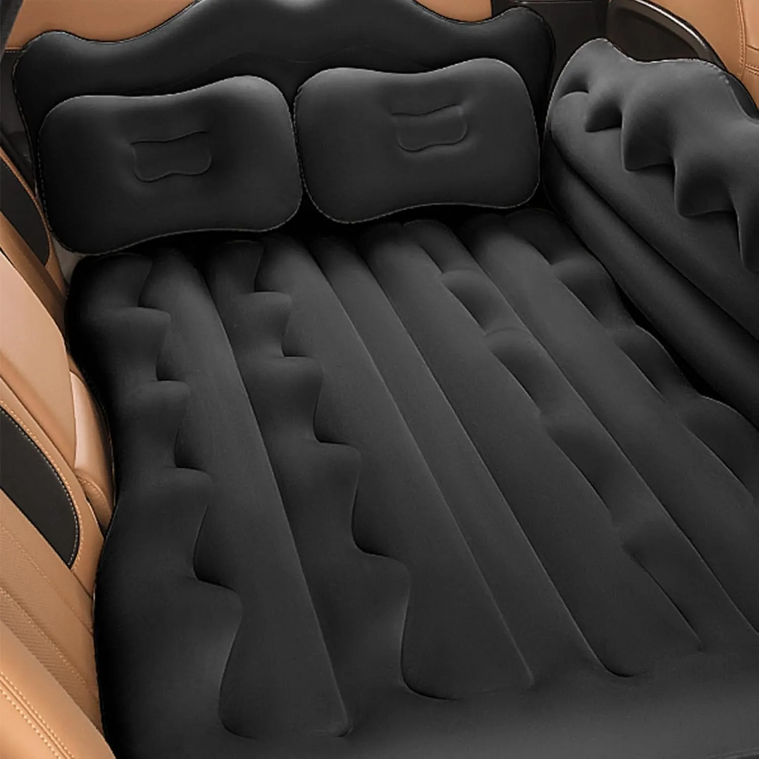 Car Air Mattress for Peugeot 2008 2021 2022 2023 2024 Thickened Durable Car Camping Air Mattress Bed with Air Pump Inflatable Sleeping Mat,A