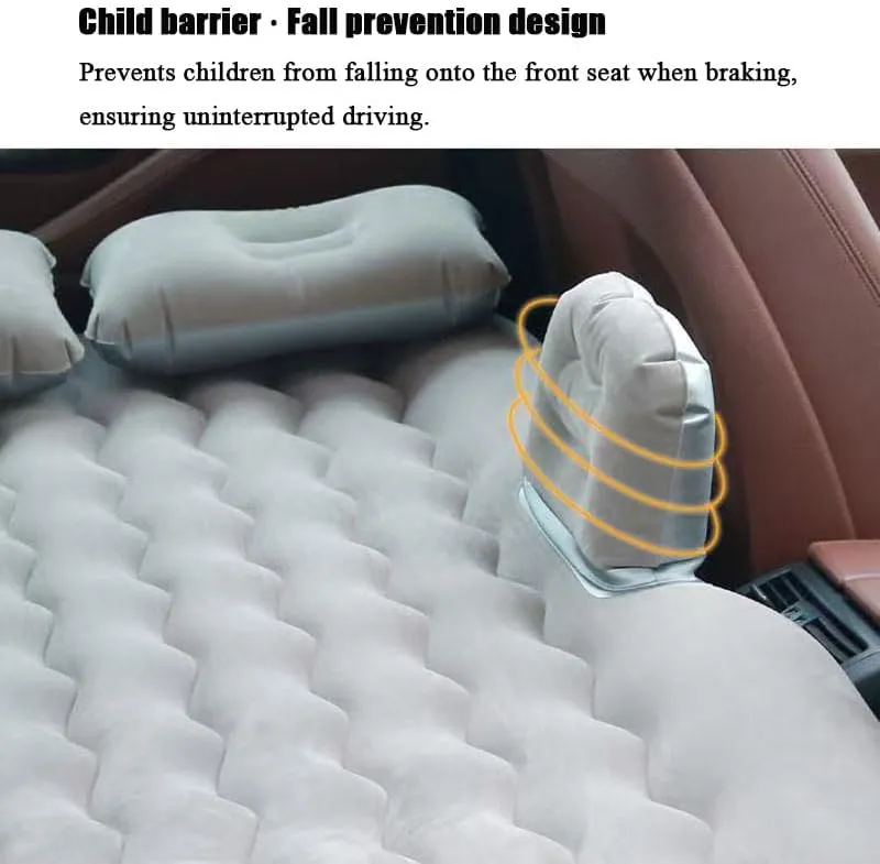 Car Air Mattress for Subaru Legacy (4th Gen) 2005–2009, Inflatable Back Seat Sleeping Pad with Pump & 2 Pillows, Folding Portable Camping Bed for Travel& Road Trips,Blue