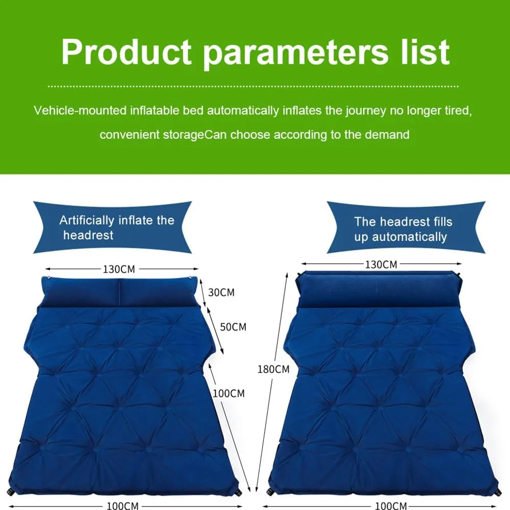 Car Air Mattresses for Audi A4 /A4L, Portable Bed Cushion Bedding Camping Hiking Inflatable Pillow Multifunctional Accessories Outdoor,D
