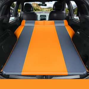 Car Automatic Inflatable Bed for Cadillac XT6(7seats/232) 2020 2021 2022 2023, Portable Movable Thickened Trunk Sleeping Bed Outdoor Camping Hiking Air Mattress,Orange