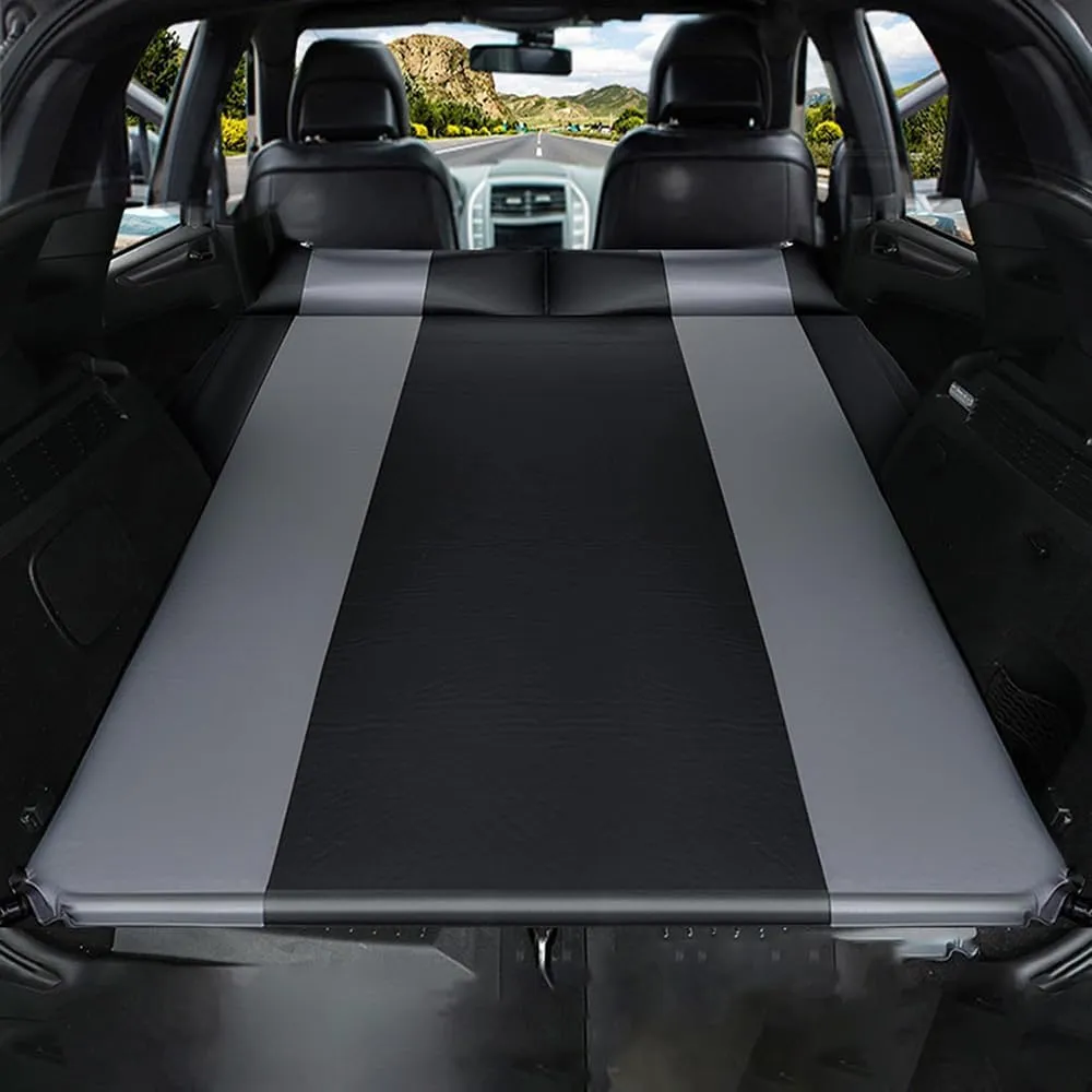 Car Automatic Inflatable Bed for Land Rover Range Rover Sport 2022 2023 2024, Portable Movable Thickened Trunk Sleeping Bed Outdoor Camping Hiking Air Mattress,Grey