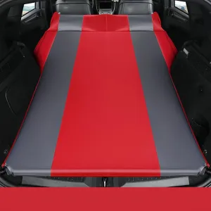 Car Automatic Inflatable Bed for Nissan X-Trail T33 5seats 2022 2023 2024, Portable Movable Thickened Trunk Sleeping Bed Outdoor Camping Hiking Air Mattress,Red