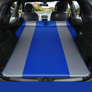 Car Automatic Inflatable Bed for Volvo EX30 2023 2024, Portable Movable Thickened Trunk Sleeping Bed Outdoor Camping Hiking Air Mattress,Blue