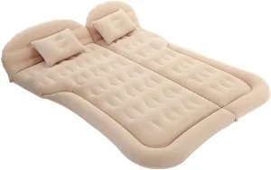 Car Inflatable Air Mattress for Audi RS 4 Salon 2005 2006 2007 2008 2009 Portable Boot Air Mattress Cushion Outdoor Travel Camping Sleeping Gear Accessories,Beige