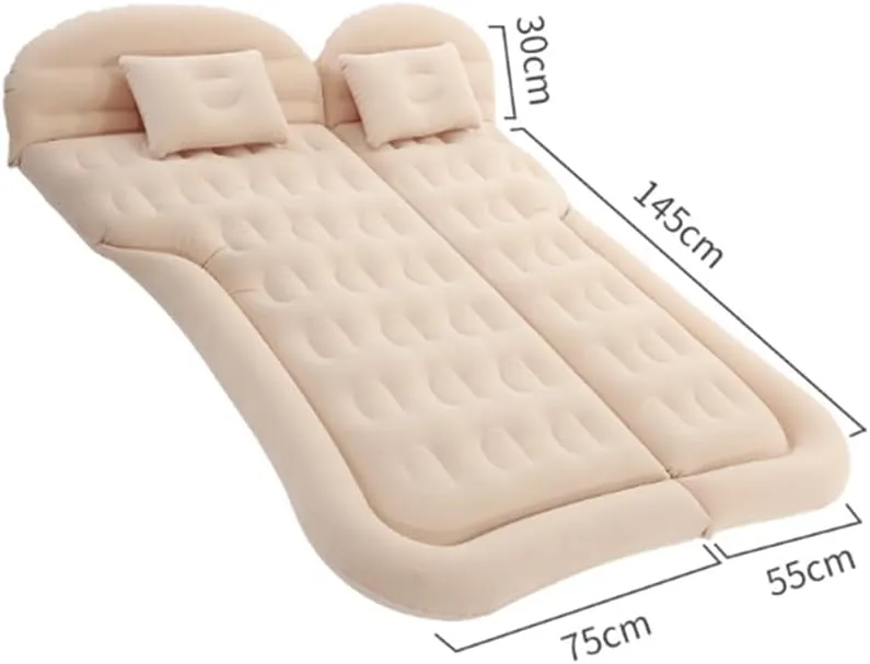 Car Inflatable Air Mattress for Audi RS 4 Salon 2005 2006 2007 2008 2009 Portable Boot Air Mattress Cushion Outdoor Travel Camping Sleeping Gear Accessories,Beige