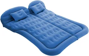 Car Inflatable Air Mattress for Mercedes EQE SUV 2022 2023 2024 X296 Portable Boot Air Mattress Cushion Outdoor Travel Camping Sleeping Gear Accessories,Blue