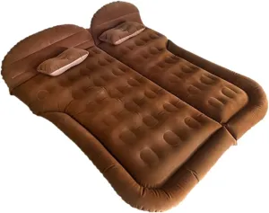 Car Inflatable Air Mattress for Suzuki Jimny 2018 2019 2020 2021 2022 2023 Portable Boot Air Mattress Cushion Outdoor Travel Camping Sleeping Gear Accessories,Brown