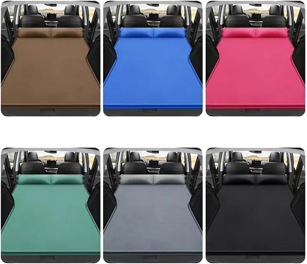 Car Inflatable Air Mattress for Toyota Prado 7seats 2018 2019 2020 2021 2022 2023 2024 Trunk Air Mattress Lightweight Comfortable Sleeping Air Bed Mattress Outdoor Camping Accessories,Brown