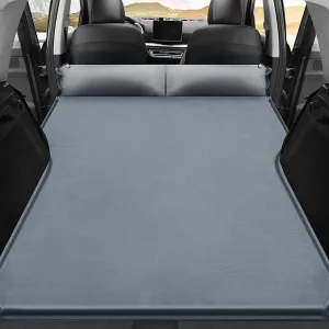 Car Inflatable Mattress for Hyundai Santa Fe/Grand Santa Fe TM/DM/CM/SM 2001-2024 Back Seat Air Mattress Thickened Air Bed Cushion Rear Trunk Sleeping Mattress Camping,Grey01