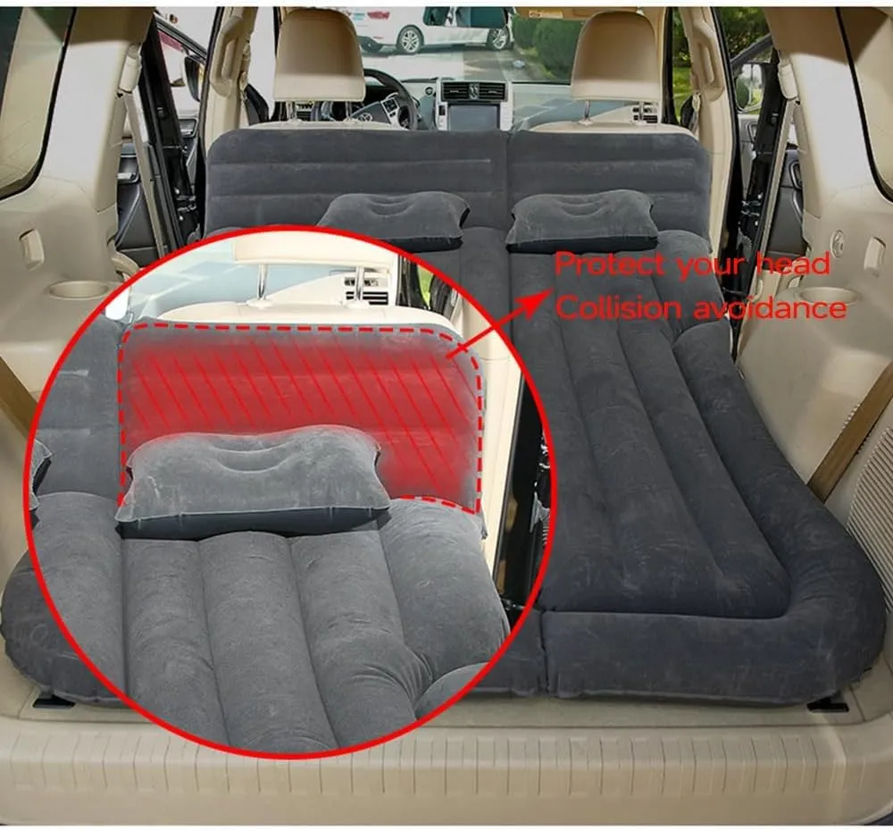 Car Inflatable Mattress for Mazda CX-50 2023 2024 2025 Rear Trunk Air Cushion Camping Travel Folding Self Inflating Sleeping Pad Back Seat Air Mattresses,Grey1