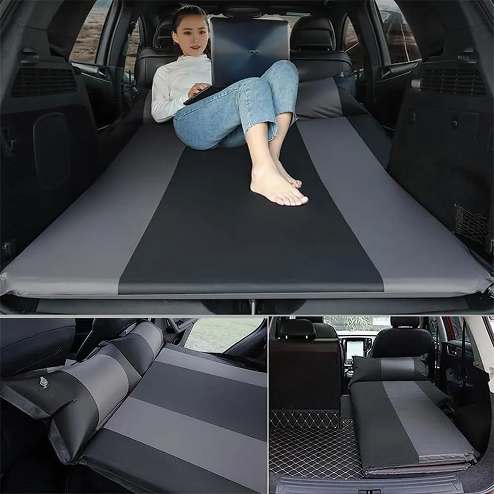 Car Inflatable Mattress for Mini Cooper 3 Door 2014-2019 2020 2021 2022 2023 2024 Self Inflating Sleeping Pad Thickened Air Bed Cushion Camping Travel Mattress Multifunctional,Red