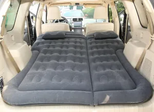 Car Mattress for Hyundai EON 2011 2012 2013 2014 2015 2016 2017 2018 2019, Portable Multifunctiona Outdoor Travel Nflatable Bed with Air Pump and Storage Bag Accessories,Black