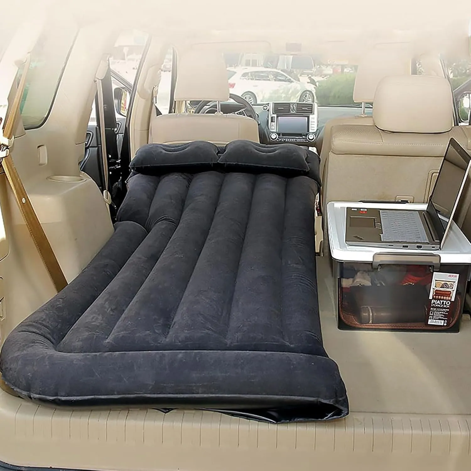 Car Travel Mattress for Chevrolet Statesman Veritas Rezzo Equinox G2X Trailblazer,Portable Air Pillow Inflator,Rear Trunk Air Mattress,Thickened Bed Cushion for Camping Travel,D
