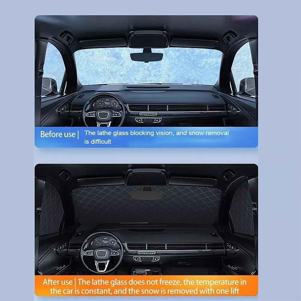 Car Windshield Cover for Mazda Biante 2008-2018,Snow Cover and with Side Wing Mirror Cover,B