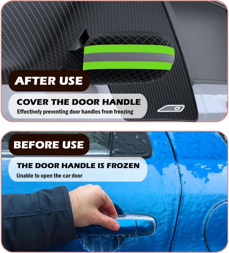 Car Windshield Cover for Mazda Biante 2008-2018,Snow Cover and with Side Wing Mirror Cover,B
