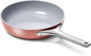 Caraway Nonstick Ceramic Mini Fry Pan (1.05 qt, 8") - Non Toxic, PTFE & PFOA Free - Oven Safe & Compatible with All Stovetops (Gas, Electric & Induction) - Perracotta