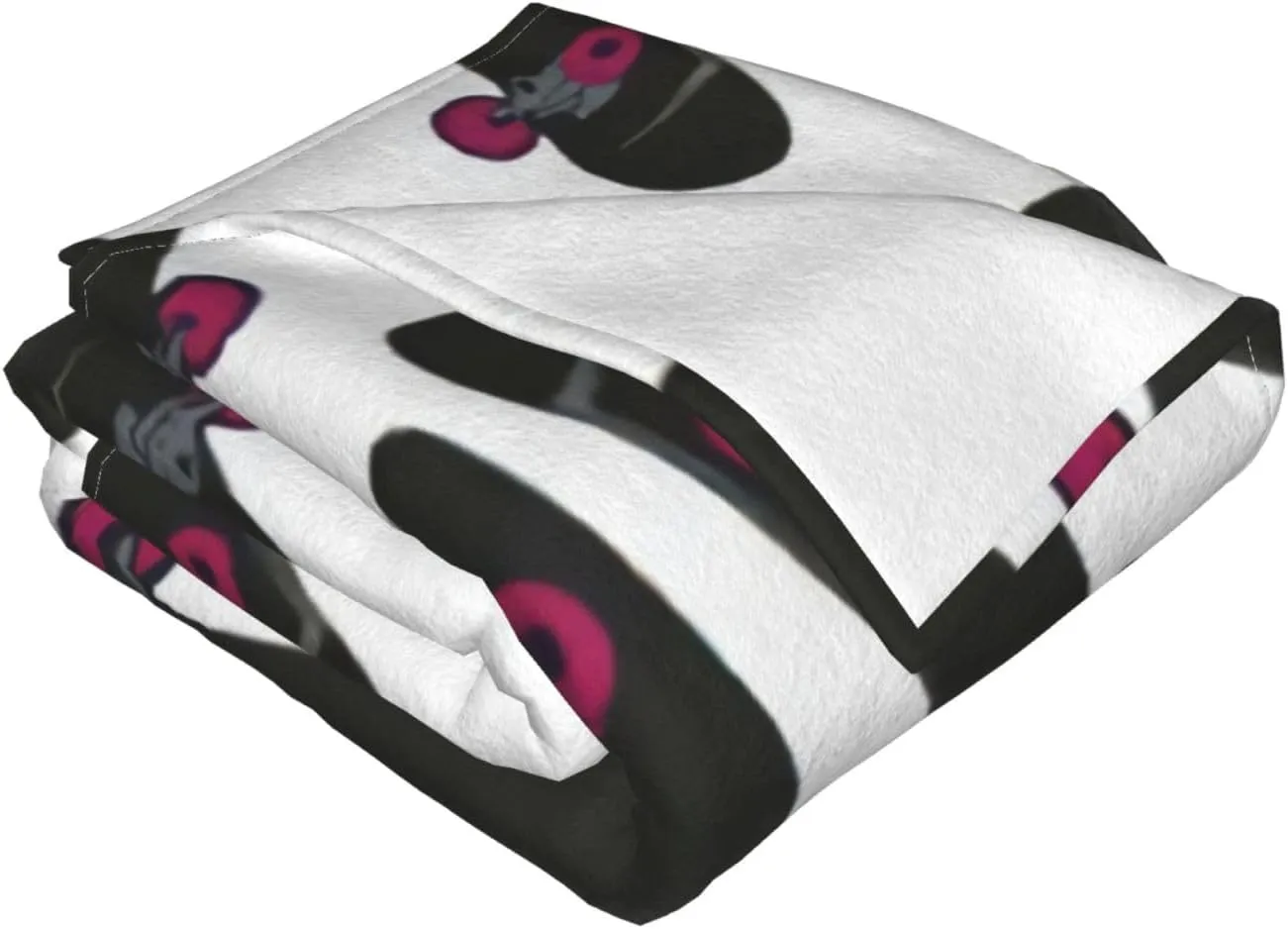 Cartoon Skateboard Extreme Sports 60"X50" Flannel Blanket - 100% Soft Polyester, Lightweight and Warm, Suitable for Families, Camping, Travel