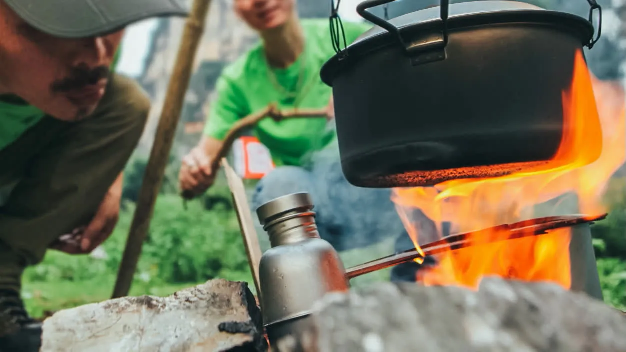 Casseroles de Camping en Titane