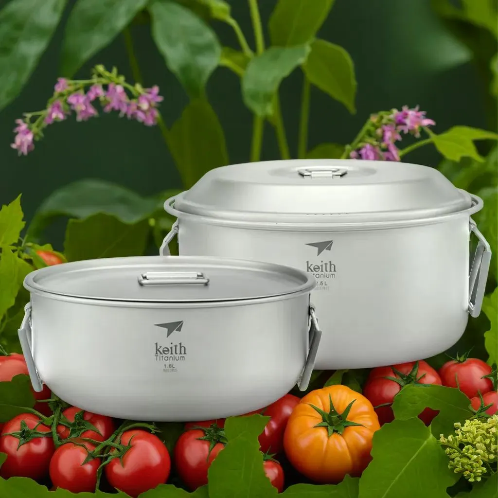 Casseroles de Camping en Titane