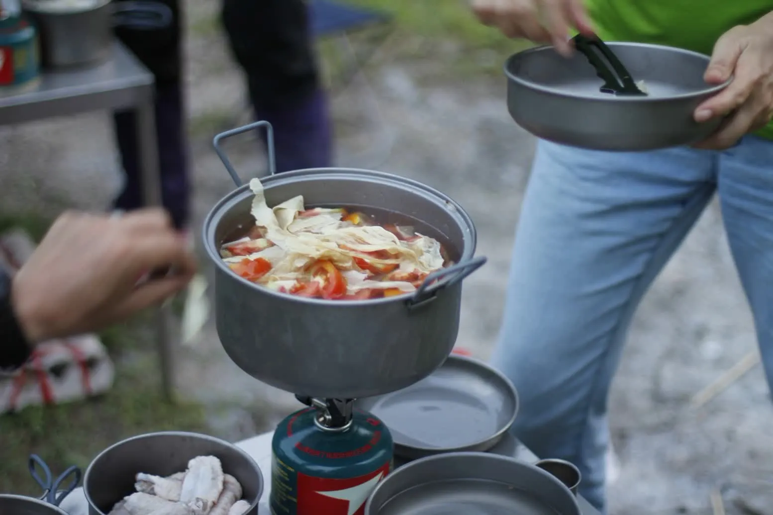 Casseroles de Camping en Titane